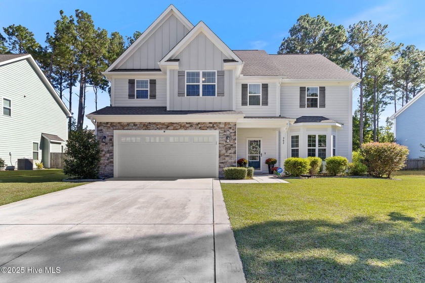 This stunning 4 bedroom, 2.5 bath home, built in 2019, is the - Beach Home for sale in Sneads Ferry, North Carolina on Beachhouse.com