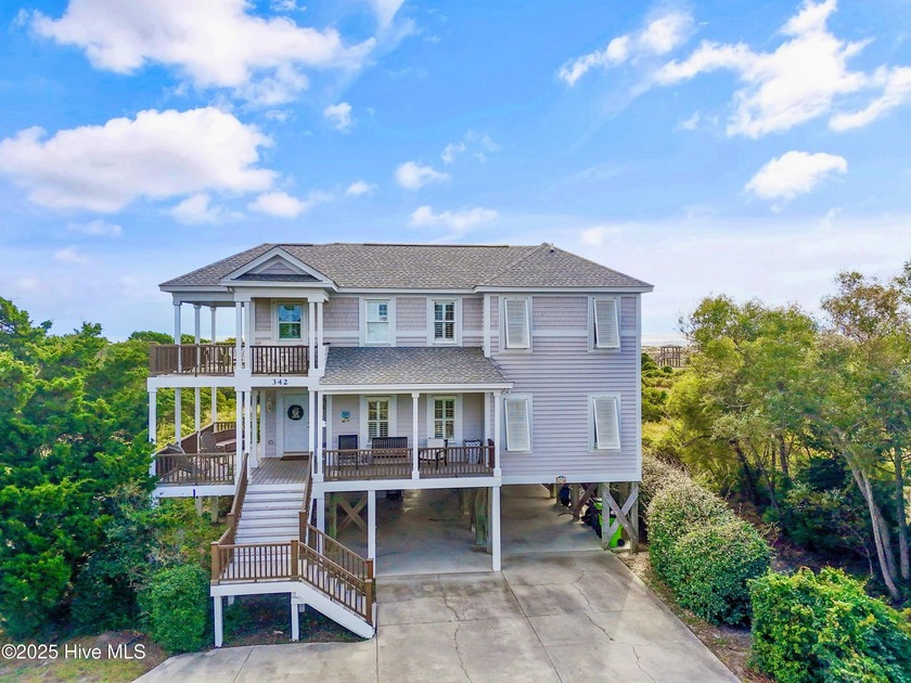 Discover serenity and sweeping ocean views in this rare - Beach Home for sale in Holden Beach, North Carolina on Beachhouse.com