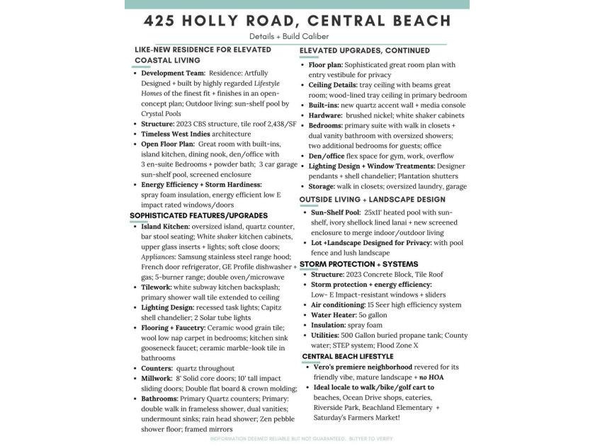 A true unicorn: a like-new pool home set in an enclave of new - Beach Home for sale in Vero Beach, Florida on Beachhouse.com