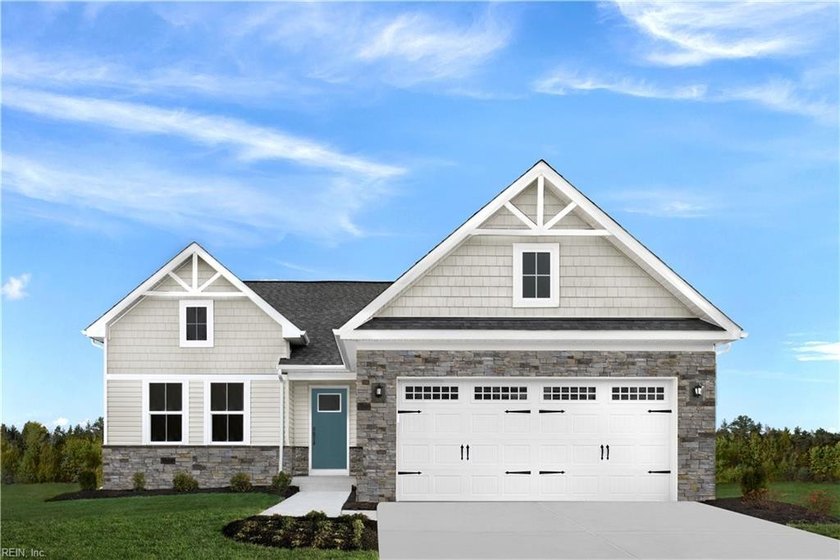 Entering through the foyer or 2-car garage you will find an open - Beach Home for sale in Toano, Virginia on Beachhouse.com
