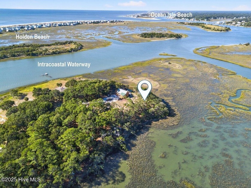 The magnificent panoramic water view of the Shallotte River and - Beach Lot for sale in Supply, North Carolina on Beachhouse.com