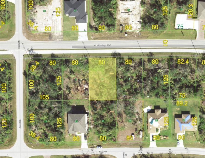 Build your dream home in popular section 93 of SOUTH GULF COVE - Beach Lot for sale in Port Charlotte, Florida on Beachhouse.com