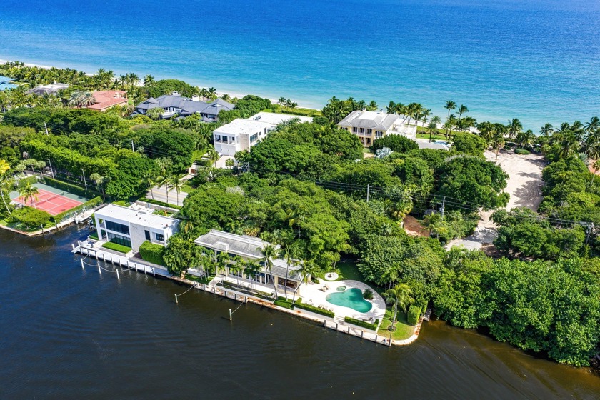 This gated estate is perfectly positioned on over two acres of - Beach Home for sale in Hillsboro Beach, Florida on Beachhouse.com