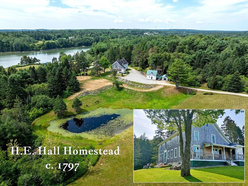 Welcome to the H.E. Hall homestead, a beautiful 1797 estate over - Beach Home for sale in Jonesboro, Maine on Beachhouse.com