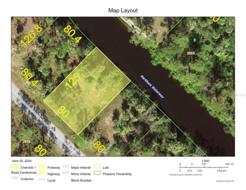 Canal front lot located on the Markham Waterway with access to - Beach Lot for sale in Port Charlotte, Florida on Beachhouse.com