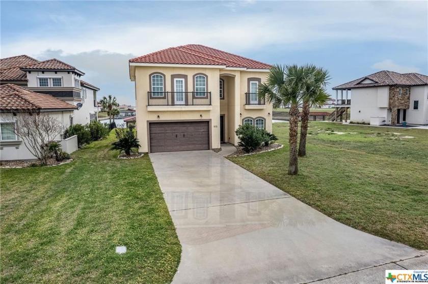 Stunning Mediterranean-style waterfront home in Port O'Connor - Beach Home for sale in Port Lavaca, Texas on Beachhouse.com