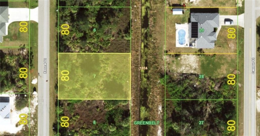 Discover the perfect canvas for your dream home on this spacious - Beach Lot for sale in Port Charlotte, Florida on Beachhouse.com