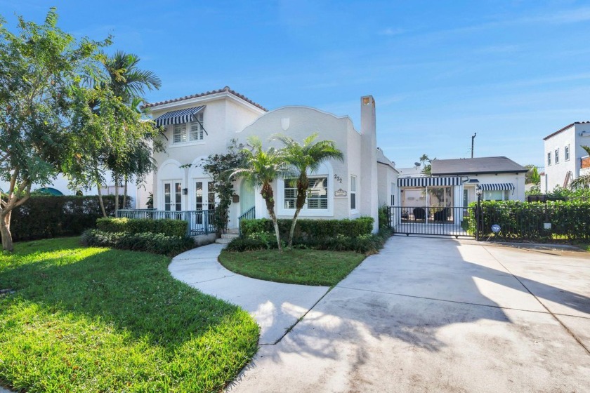 Resting on an oversized property on the Intracoastal block in - Beach Home for sale in West Palm Beach, Florida on Beachhouse.com