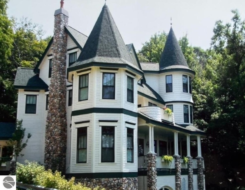 A large, 3 story, Victorian style home built in 2004 with 7 - Beach Home for sale in Frankfort, Michigan on Beachhouse.com