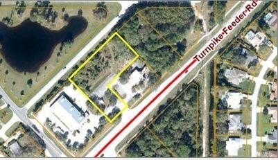 Prime commercial land located on a busy roadway connecting Vero - Beach Commercial for sale in Fort Pierce, Florida on Beachhouse.com