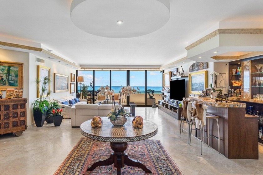 This elegant direct oceanfront interior designer's own residence - Beach Condo for sale in Palm Beach, Florida on Beachhouse.com