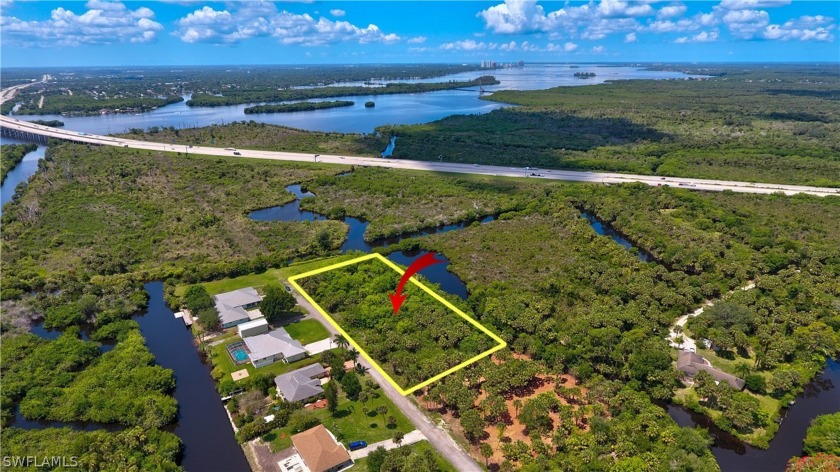 Waterfront Gulf Access Wooded 1.5 acre lot just off the - Beach Lot for sale in North Fort Myers, Florida on Beachhouse.com