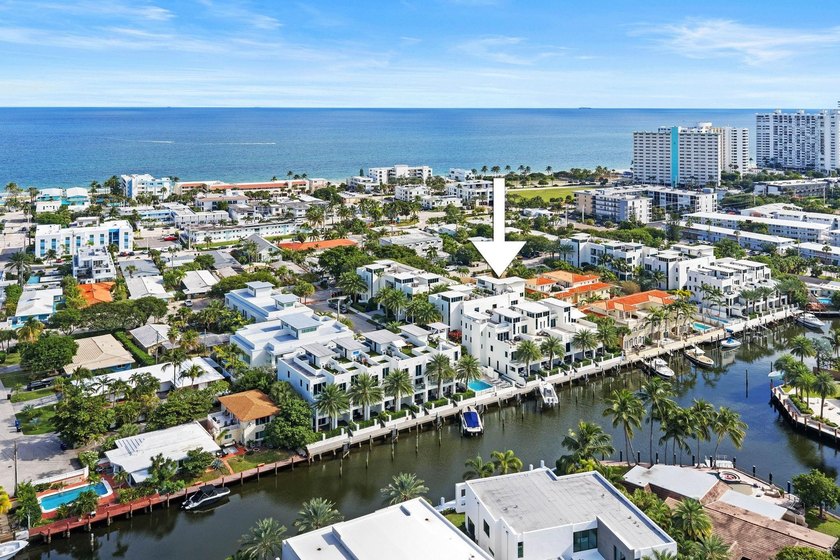 BOAT DOCK INCLUDED with a value of $175K that can be sold to - Beach Townhome/Townhouse for sale in Lauderdale BY The Sea, Florida on Beachhouse.com
