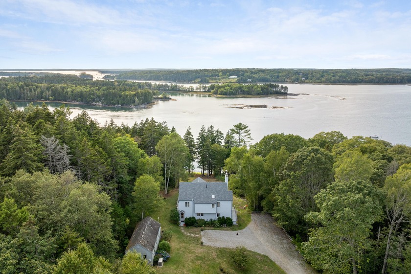 Enjoy elevated westerly views and breathtaking sunsets from this - Beach Home for sale in Cushing, Maine on Beachhouse.com