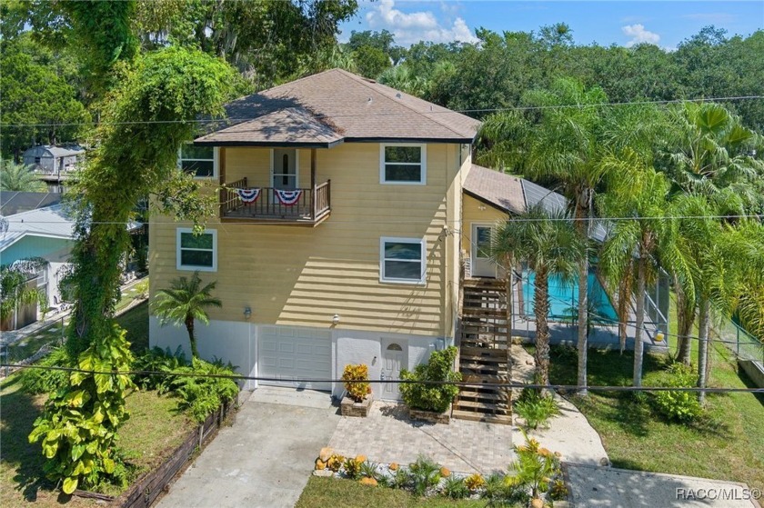 PRIME 3-story waterfront pool home, on a deep-water canal, just - Beach Home for sale in Crystal River, Florida on Beachhouse.com