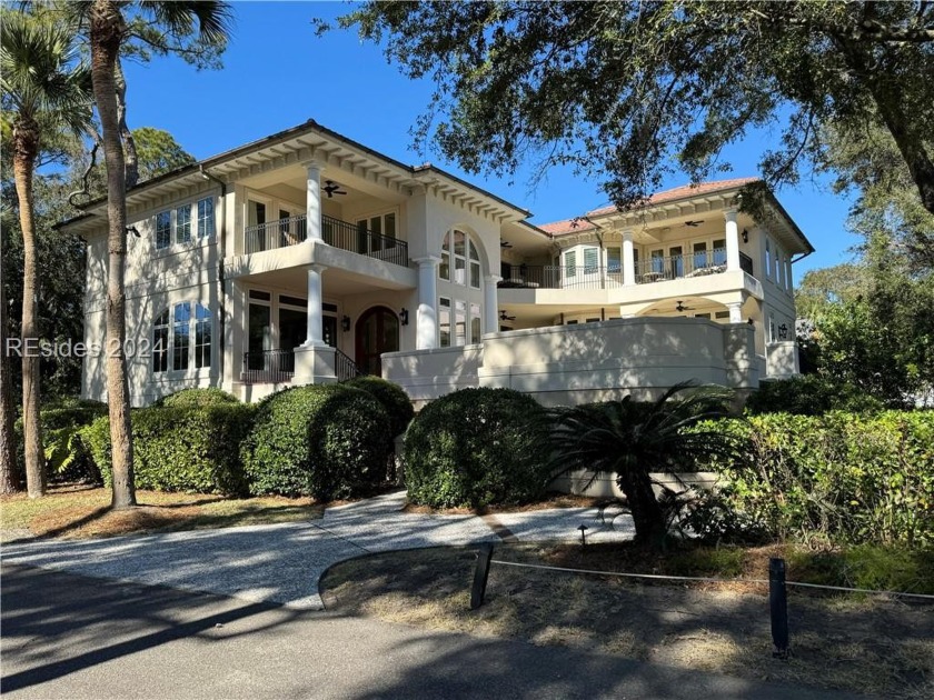 This 2nd-row ocean estate home in Palmetto Dunes with over 6000 - Beach Home for sale in Hilton Head Island, South Carolina on Beachhouse.com