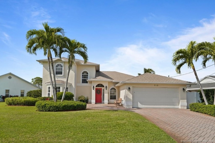 Discover this beautiful & immaculate CBS Ocean Access Waterfront - Beach Home for sale in Port Saint Lucie, Florida on Beachhouse.com