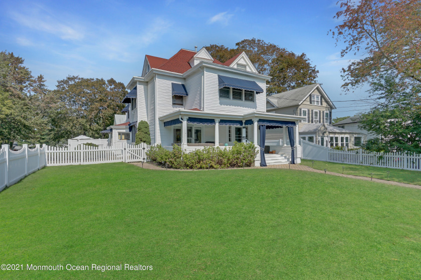 Charming 6 bedroom home with heated pool in sought after - Beach Home for sale in Elberon, New Jersey on Beachhouse.com