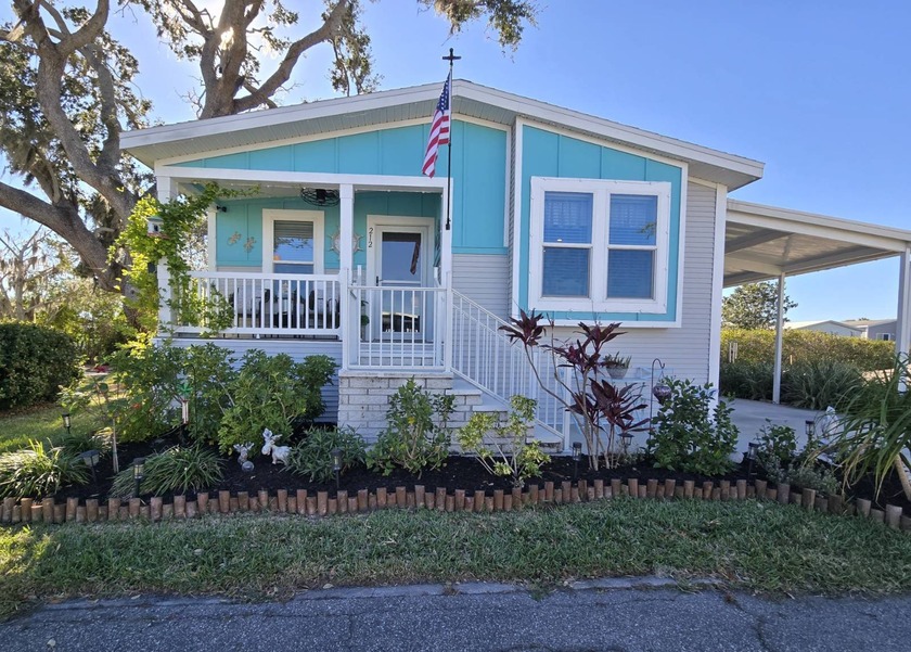 This stunning 2-bedroom, 2-bath manufactured home offers modern - Beach Home for sale in Ellenton, Florida on Beachhouse.com