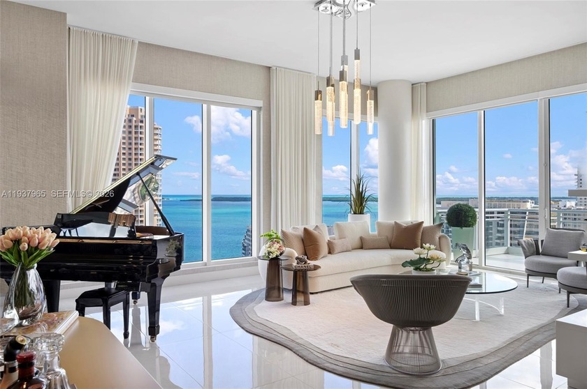 Discover refined Brickell Key living in this exceptional corner - Beach Condo for sale in Miami, Florida on Beachhouse.com