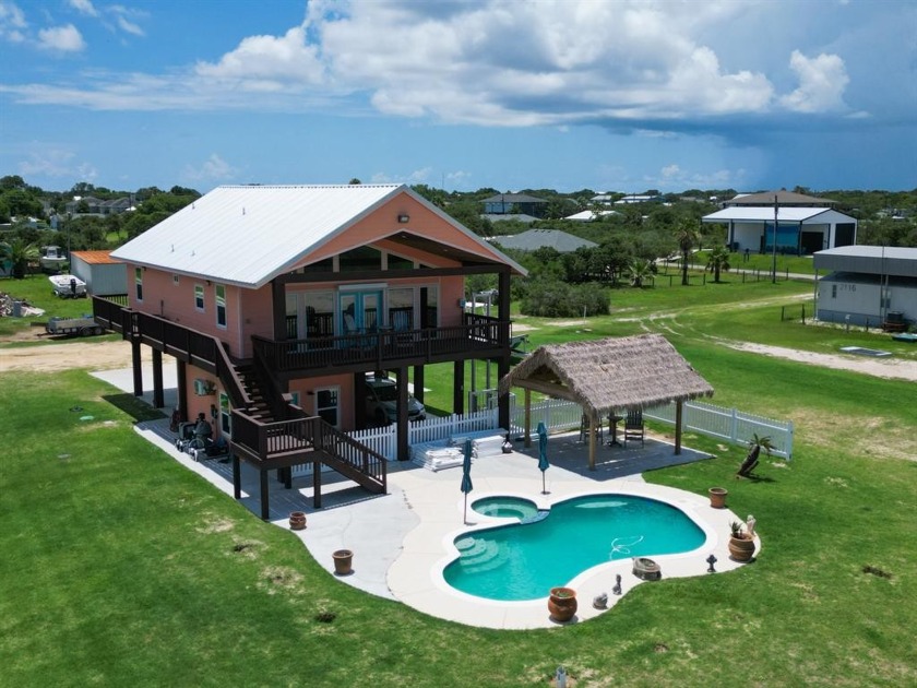 With its spectacular views of the boggy overlooking Matagorda - Beach Home for sale in Port O Connor, Texas on Beachhouse.com