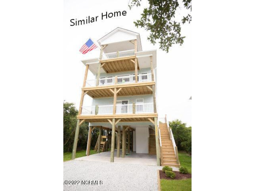 This stunning BRAND NEW home on North Topsail Beach will fulfill - Beach Home for sale in North Topsail Beach, North Carolina on Beachhouse.com