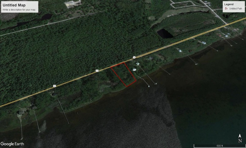 Nice wooded Waterfront Lot overlooking Dog Island. Will be split - Beach Acreage for sale in Lanark Village, Florida on Beachhouse.com
