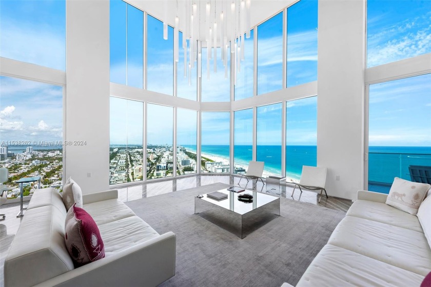 One-of-a-kind, 360 degree view, two-story Penthouse was recently - Beach Condo for sale in Miami Beach, Florida on Beachhouse.com