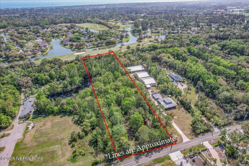 Beautiful 3.33-acre homesite ideally located near the - Beach Acreage for sale in Ponte Vedra Beach, Florida on Beachhouse.com