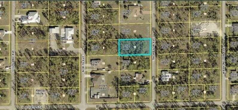 0.50 Acre Lot - 1407 Thompson Ave, Lehigh Acres, FL 33972 -- Lot - Beach Lot for sale in Lehigh Acres, Florida on Beachhouse.com