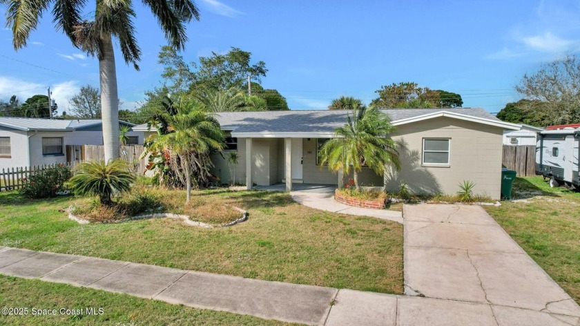 Welcome to this rare 4-bedroom, 2-bathroom pool home in the - Beach Home for sale in Merritt Island, Florida on Beachhouse.com