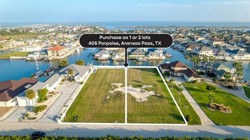 Waterfront lot meant for your luxury built home in the highly - Beach Lot for sale in Aransas Pass, Texas on Beachhouse.com