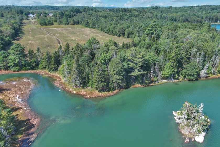 A SOUTHERLY VIEW AND OVER 400 FEET OF SALTWATER FRONTAGE are - Beach Acreage for sale in Friendship, Maine on Beachhouse.com
