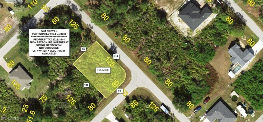 Large corner lot in the very fast growing city of Port Charlotte - Beach Lot for sale in Port Charlotte, Florida on Beachhouse.com