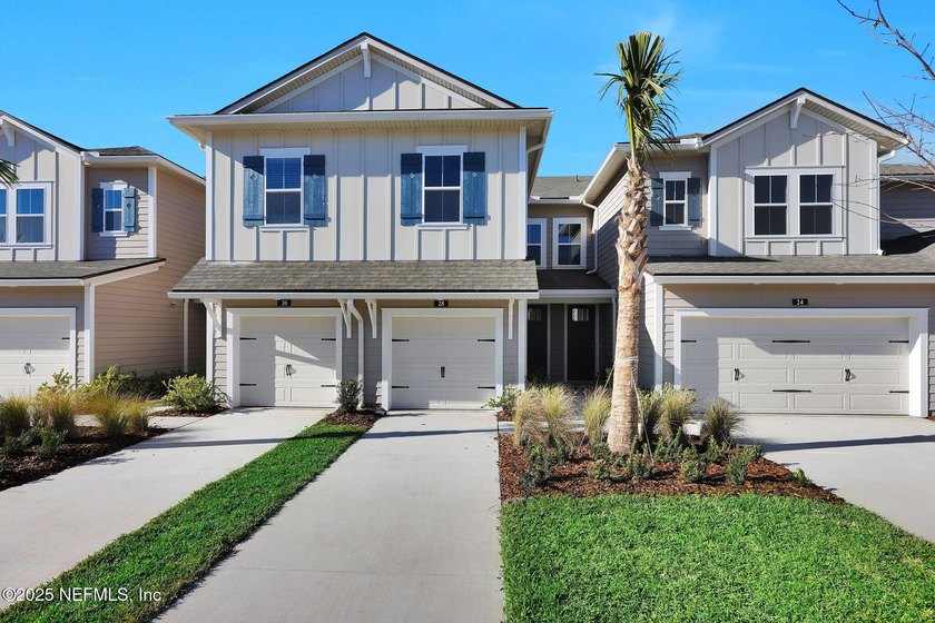 Providence Homes at Woodland Park in Nocatee. The Dogwood floor - Beach Townhome/Townhouse for sale in Ponte Vedra, Florida on Beachhouse.com