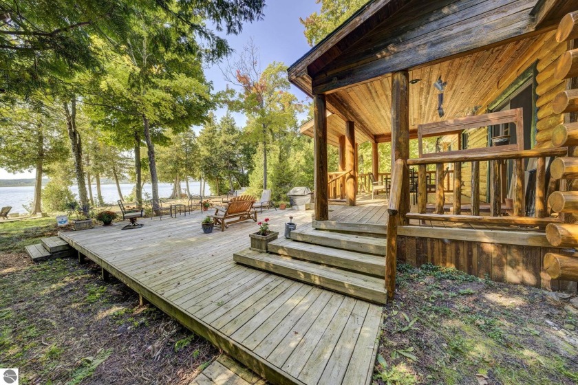 South Lake Leelanau GEM - a modern log cottage overlooking 150 - Beach Home for sale in Traverse City, Michigan on Beachhouse.com