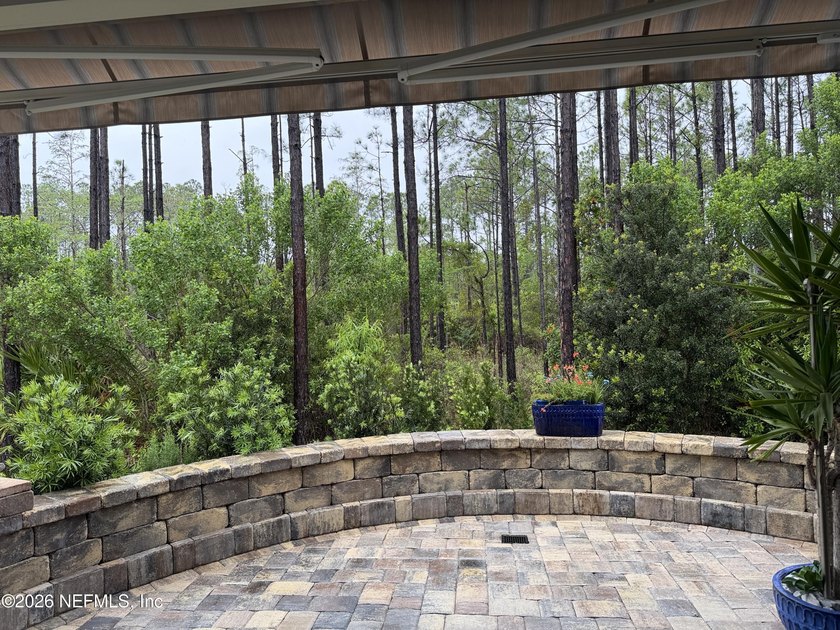 Incredible extended patio which brings you right into nature - Beach Home for sale in Ponte Vedra, Florida on Beachhouse.com