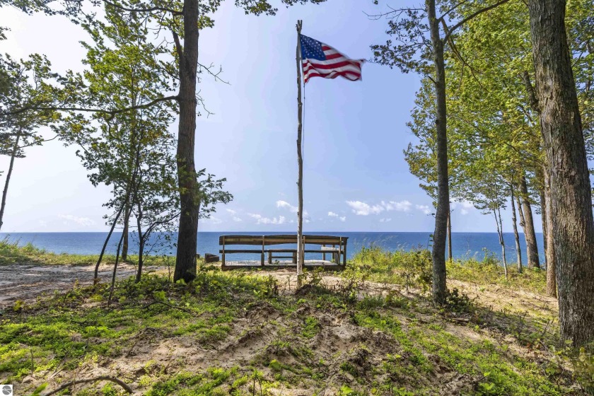 Perched above Lake Michigan, this home offers wooded privacy - Beach Home for sale in Arcadia, Michigan on Beachhouse.com