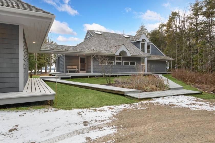 With over 16 acres of land, including 479' of westerly facing - Beach Home for sale in Sister Bay, Wisconsin on Beachhouse.com