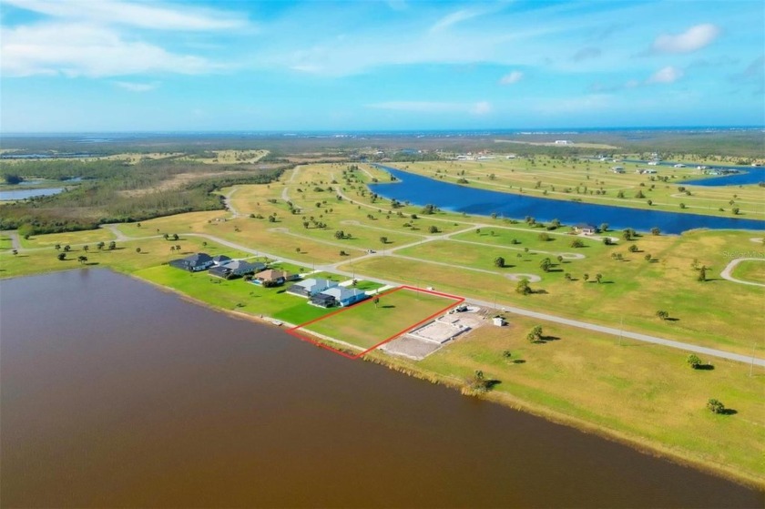 Enjoy exceptional lakefront views on this spacious double parcel - Beach Lot for sale in Placida, Florida on Beachhouse.com