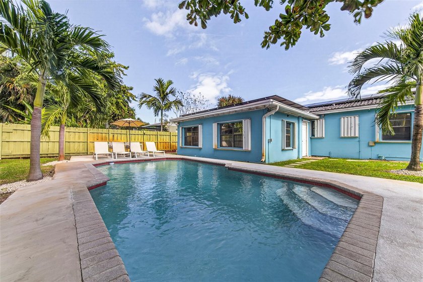Come see this solar-powered 3 bedroom/ 2 bath home with lovely - Beach Home for sale in Fort Lauderdale, Florida on Beachhouse.com
