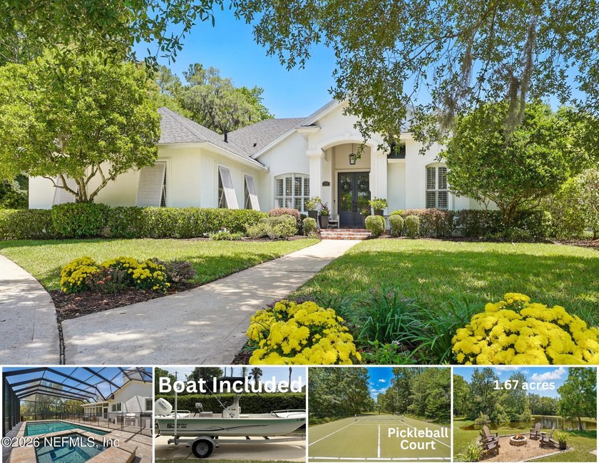 Nestled on a private 1.67-acre estate across from the - Beach Home for sale in Ponte Vedra Beach, Florida on Beachhouse.com