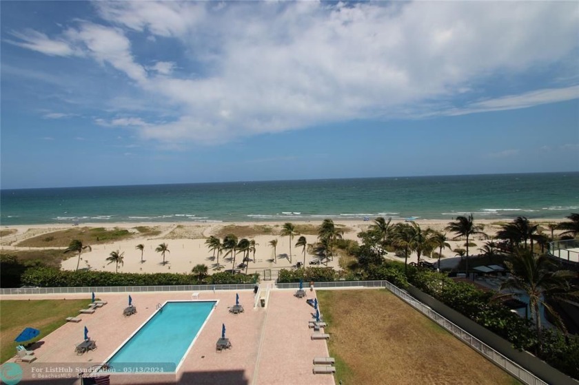 REDUCED OVER $50k. DIRECT OCEAN VIEWS FROM THIS 2/2 FURNISHED SE - Beach Condo for sale in Pompano Beach, Florida on Beachhouse.com