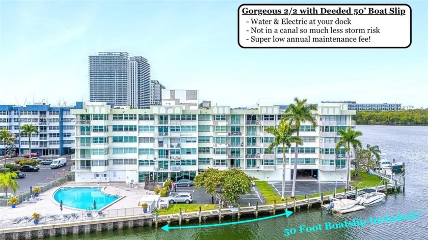 Gorgeous Apartment w 50 FOOT DEEDED BOAT SLIP at the Reef Club - Beach Condo for sale in North Miami Beach, Florida on Beachhouse.com