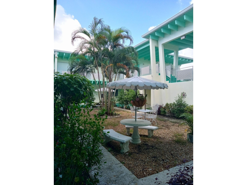 This is a 55+ adult commuity building.  Art Deco Design, lush - Beach Condo for sale in Lake Worth Beach, Florida on Beachhouse.com