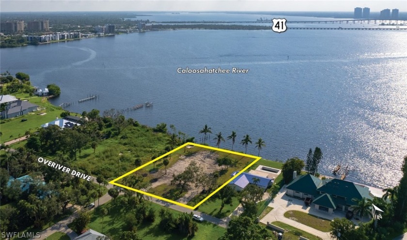 744 Overiver Drive is a 0.74-acre waterfront residential lot - Beach Lot for sale in North Fort Myers, Florida on Beachhouse.com