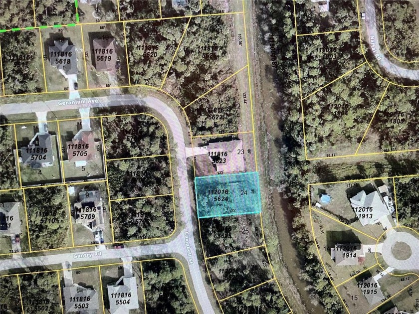 Beautiful lot in North Port. NOT FLOOD ZONE! NO HOA OR CDD!CANAL - Beach Lot for sale in North Port, Florida on Beachhouse.com