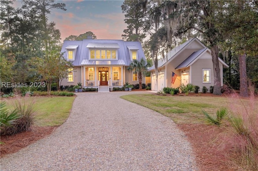 This 5 bedroom, 4  1/2  bath Lowcountry home is situated on over - Beach Home for sale in Bluffton, South Carolina on Beachhouse.com