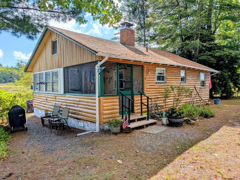 Discover this authentic two bedroom log cabin nestled on the - Beach Condo for sale in Bremen, Maine on Beachhouse.com