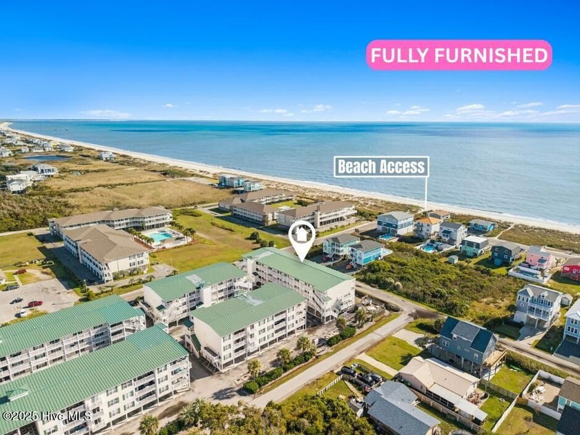 RARE OCEAN VIEW GEM! FULLY FURNISHED! ELEVATOR! GREAT INVESTMENT - Beach Condo for sale in Oak Island, North Carolina on Beachhouse.com